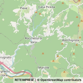 Mappa Rocchetta di Vara