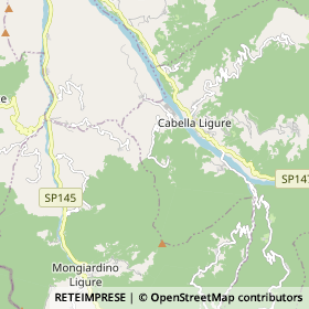 Mappa Cabella Ligure