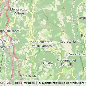 Mappa San Benedetto Val di Sambro