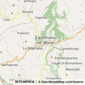 Mappa Castelnovo Ne' Monti