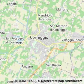 Mappa Correggio