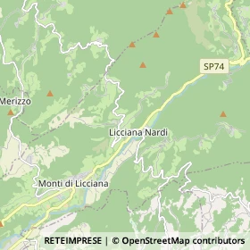 Mappa Licciana Nardi