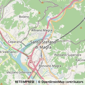 Mappa Santo Stefano di Magra