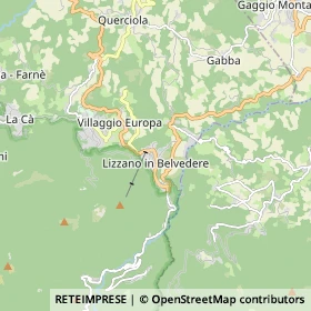 Mappa Lizzano in Belvedere