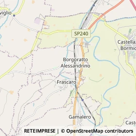 Mappa Borgoratto Alessandrino