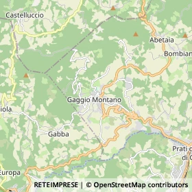 Mappa Gaggio Montano