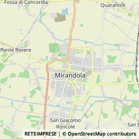 Mappa Mirandola