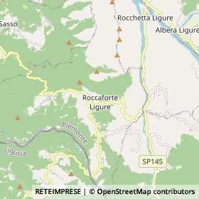 Mappa Roccaforte Ligure