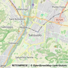 Mappa Sassuolo