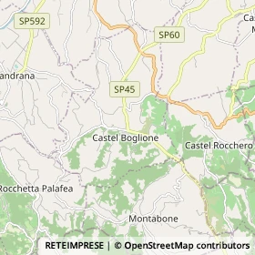 Mappa Castel Boglione