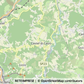 Mappa Castel di Casio