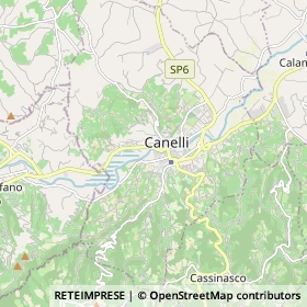 Mappa Canelli
