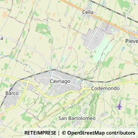Mappa Cavriago
