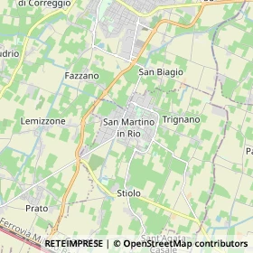 Mappa San Martino in Rio
