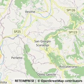 Mappa San Giorgio Scarampi