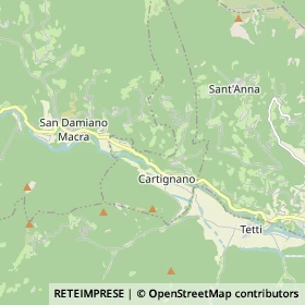 Mappa Cartignano