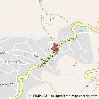 Mappa Via nazionale 95, 88050 Petronà, Catanzaro (Calabria)