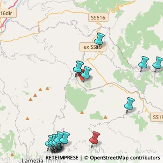 Mappa Piazza G. Perri, 88041 Decollatura CZ, Italia (7.0855)