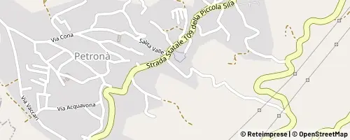 Mappa Petronà