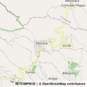 Mappa Petronà