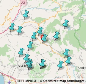 Mappa Via Fiumarella, 88049 Soveria Mannelli CZ, Italia (9.685)