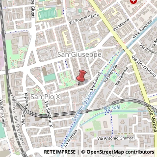 Mappa Via Giacomo Matteotti, 21, 38122 Trento, Trento (Trentino-Alto Adige)