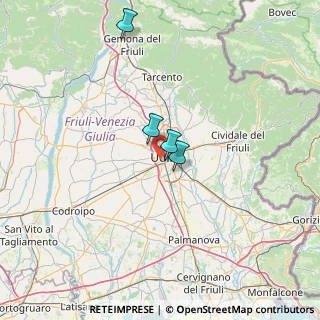 Mappa Via Cordenons, 33100 Udine UD, Italia (54.03071)