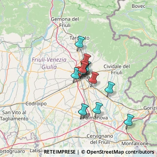 Mappa Via Cordenons, 33100 Udine UD, Italia (10.00462)