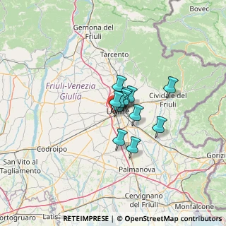 Mappa Via Cordenons, 33100 Udine UD, Italia (6.81667)
