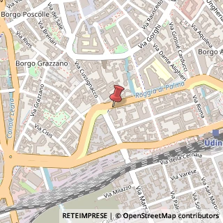 Mappa Via Teobaldo Ciconi, 28, 33100 Udine, Udine (Friuli-Venezia Giulia)