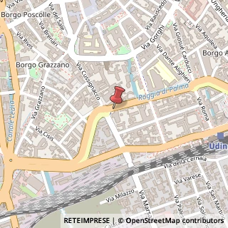 Mappa Via Teobaldo Ciconi, 26, 33100 Udine, Udine (Friuli-Venezia Giulia)