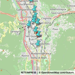 Mappa Via Gocciadoro, 38122 Trento TN, Italia (1.65273)