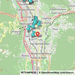 Mappa Via Gocciadoro, 38122 Trento TN, Italia (2.15917)