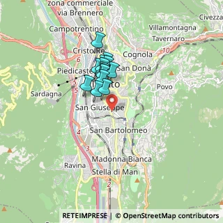 Mappa Via Gocciadoro, 38122 Trento TN, Italia (1.20714)