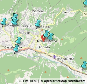 Mappa Via Ivano, 38059 Ivano-fracena TN, Italia (2.73231)