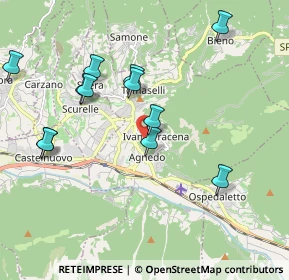 Mappa Via Ivano, 38059 Ivano-fracena TN, Italia (1.99667)