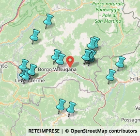 Mappa Via Ivano, 38059 Ivano-fracena TN, Italia (14.742)