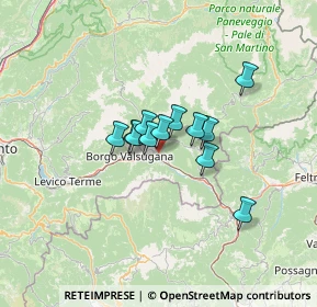 Mappa Via Ivano, 38059 Ivano-fracena TN, Italia (8.00417)