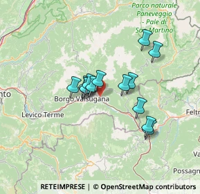 Mappa Via Ivano, 38059 Ivano-fracena TN, Italia (9.93286)