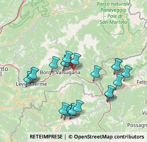 Mappa Via Ivano, 38059 Ivano-fracena TN, Italia (15.2635)