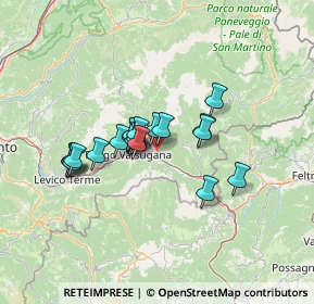 Mappa Via Ivano, 38059 Ivano-fracena TN, Italia (9.6865)