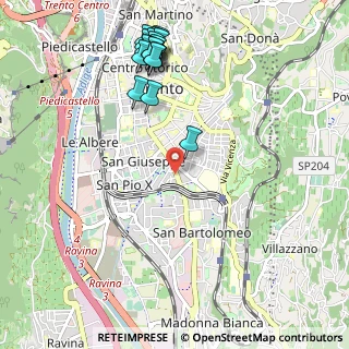 Mappa Via Aosta, 38122 Trento TN, Italia (1.22176)