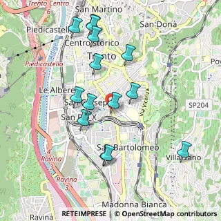 Mappa Via Aosta, 38122 Trento TN, Italia (0.97)