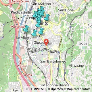 Mappa Via Aosta, 38122 Trento TN, Italia (1.09231)