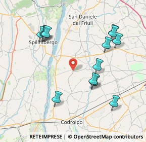 Mappa Via Roma, 33030 Flaibano UD, Italia (8.39692)