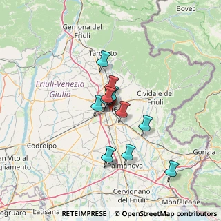 Mappa Via Torviscosa, 33100 Udine UD, Italia (9.77538)