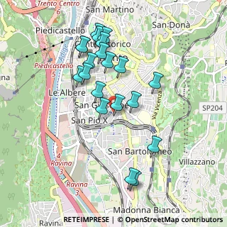 Mappa Via Palermo, 38122 Trento TN, Italia (0.908)