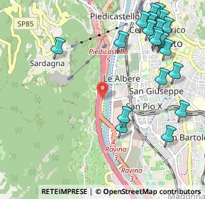 Mappa Tangenziale Ovest, 38121 Trento TN, Italia (1.3175)