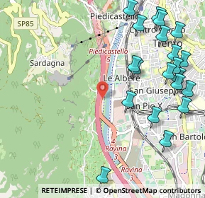 Mappa Tangenziale Ovest, 38121 Trento TN, Italia (1.3265)