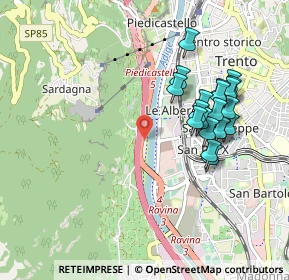 Mappa Tangenziale Ovest, 38121 Trento TN, Italia (0.9075)